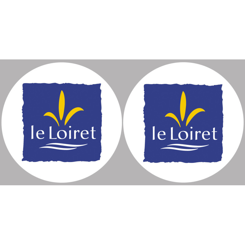 Département 45 le Loiret (2 fois 10cm) - Sticker/autocollant