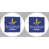 Département 45 le Loiret (2 fois 10cm) - Sticker/autocollant