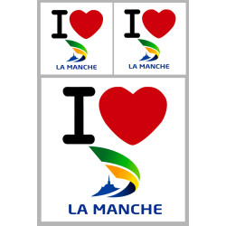 Département 50 la Manche (1fois 10cm / 2 fois 5cm) - Sticker/autocoll