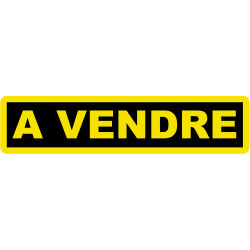 à vendre fond noir (30x7cm) - Sticker/autocollant