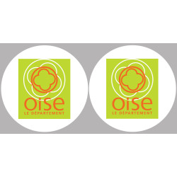 Département 60 l'Oise (2 fois 10cm) - Sticker/autocollant