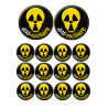 anti-nucleaire - 2fois 10cm 12fois 5cm - Sticker/autocollant