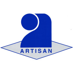 Sticker / autocollant : logo Artisan - 18x11.3cm