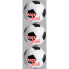 Football (3 fois 9cm) - Sticker/autocollant