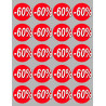 remise 60% (20fois 5cm) - Sticker/autocollant