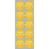 remise 70% (10fois 5cm)  - Sticker/autocollant