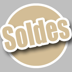 Soldes couleur imitation OR - 20cm - Sticker/autocollant