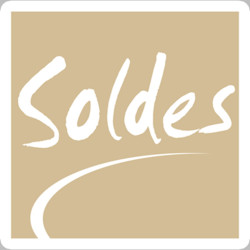 Soldes Carré imitation OR - 20cm - Sticker/autocollant