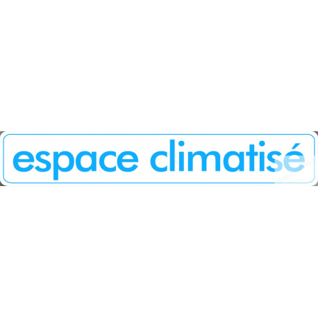 stickers autocollant espace climatisé