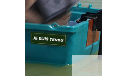 je suis tendu (29,5x10,5 cm) - Sticker/autocollant