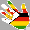 Stickers / autocollants drapeau Zimbabwe