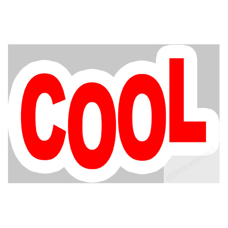 Stickers / autocollant cool A