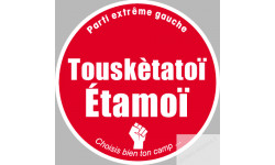 Parti extrême gauche (10x10cm) - Sticker/autocollant