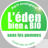 Parti écologiste (10x10cm) - Sticker/autocollant