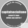 Parti du centre (10x10cm) - Sticker/autocollant