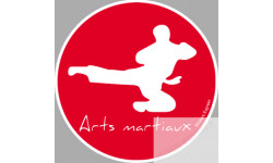 Sticker / autocollant : Arts martiaux - 5cm