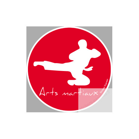 Arts martiaux - 5cm - Sticker/autocollant