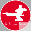 Arts martiaux - 5cm - Sticker/autocollant