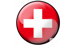 Stickers / autocollant drapeau Suisse