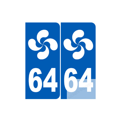 numero immatriculation 64 basque (Pyrénées-Atlantiques)