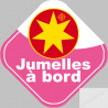 bébé à bord jumelles Occitanes