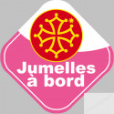 bébé à bord jumelles Occitanes