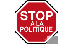 sticker / autocollant STOP A LA POLITIQUE