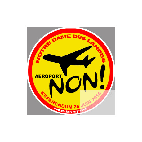 non au référendum pour l'aéroport de Notre Dame des Landes