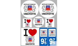 stickers / autocollant département de Mayotte