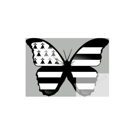 stickers autocollants "effet papillon Breton"