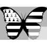 stickers autocollants "effet papillon Breton"