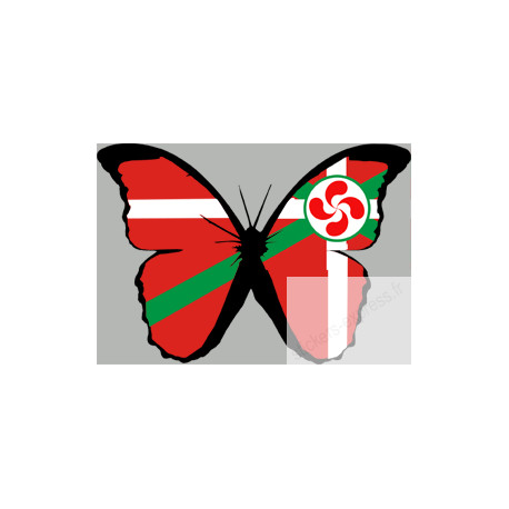 stickers autocollants "effet papillon Basque"