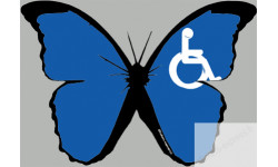 stickers autocollants "effet papillon Handicap moteur"