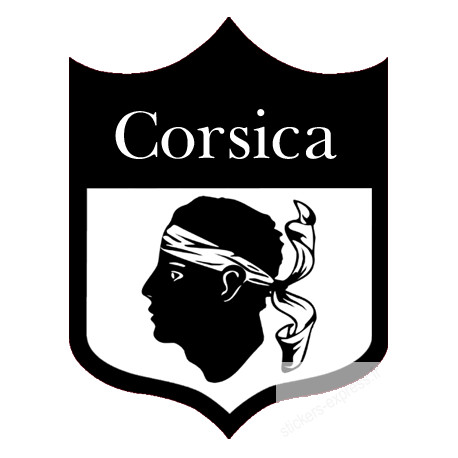 stickers et autocollants "Blason Corsica"