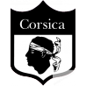 stickers et autocollants "Blason Corsica"