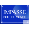 Impasse bout du monde