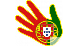 main Portugaise drapeau