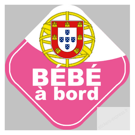 bébé à bord d'origine Portugaise