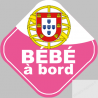 bébé à bord d'origine Portugaise