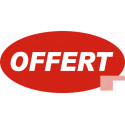 autocollant offert