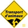 autocollant Transport d'animaux vivants