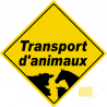 autocollant Transport d'animaux vivants