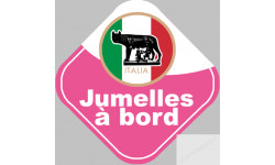 bébé à bord jumelles d'origine Italienne