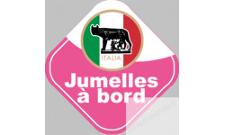 bébé à bord jumelles d'origine Italienne