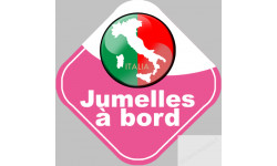 bébé à bord jumelles d'origine Italienne