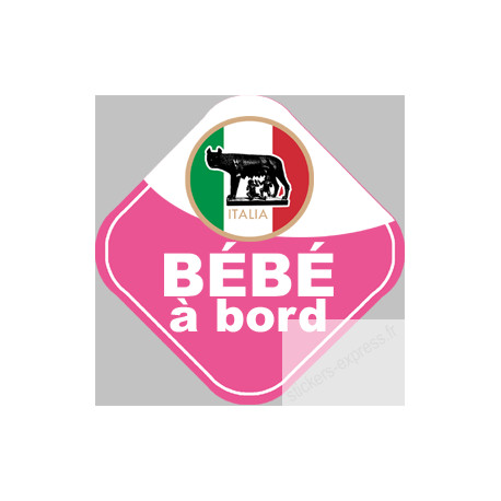 bébé à bord d'origine Italienne