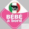 bébé à bord d'origine Italienne