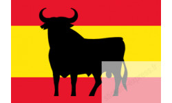 drapeau Spain toro