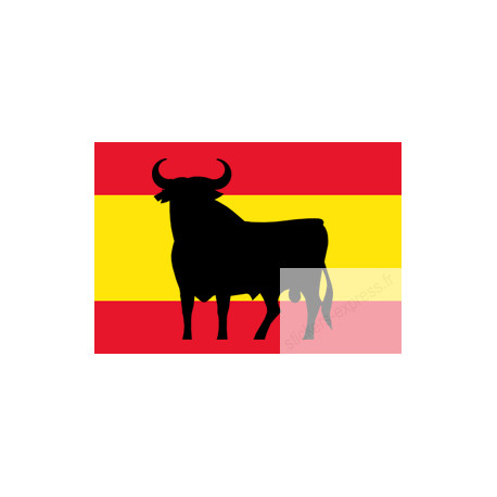 drapeau Spain toro