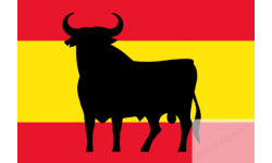 drapeau Spain toro